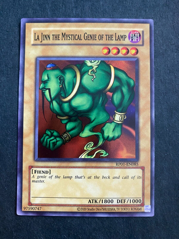 Yugioh La Jinn the Mystical Genie of the Lamp RP01-EN085 Super Rare VLP/NM