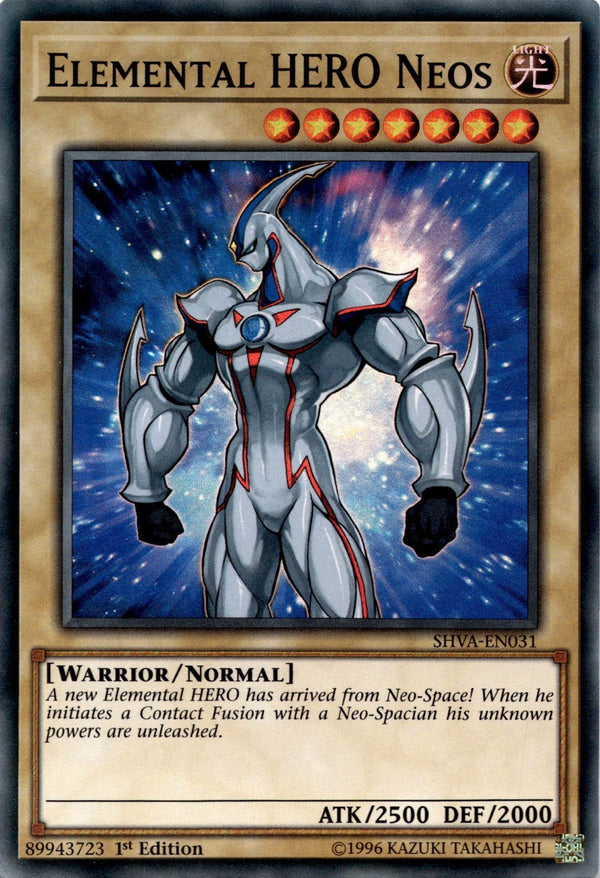 Yugioh Elemental HERO Neos SHVA-EN031 Super Rare 1st Edition HP
