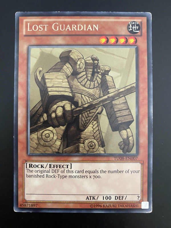 Yugioh Lost Guardian TU08-EN007 Unlimited Edition Rare MP