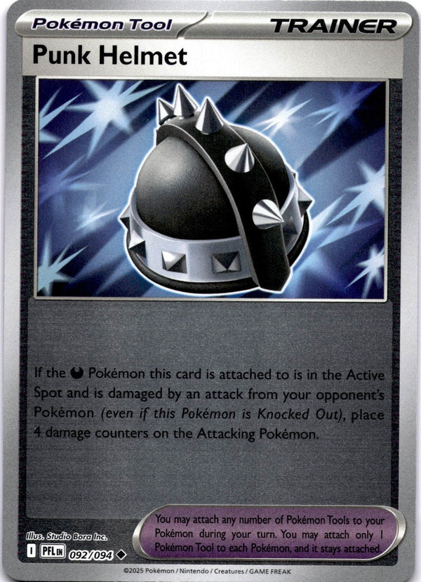 Pokemon Punk Helmet 092/094 Phantasmal Flames Reverse Holo NM