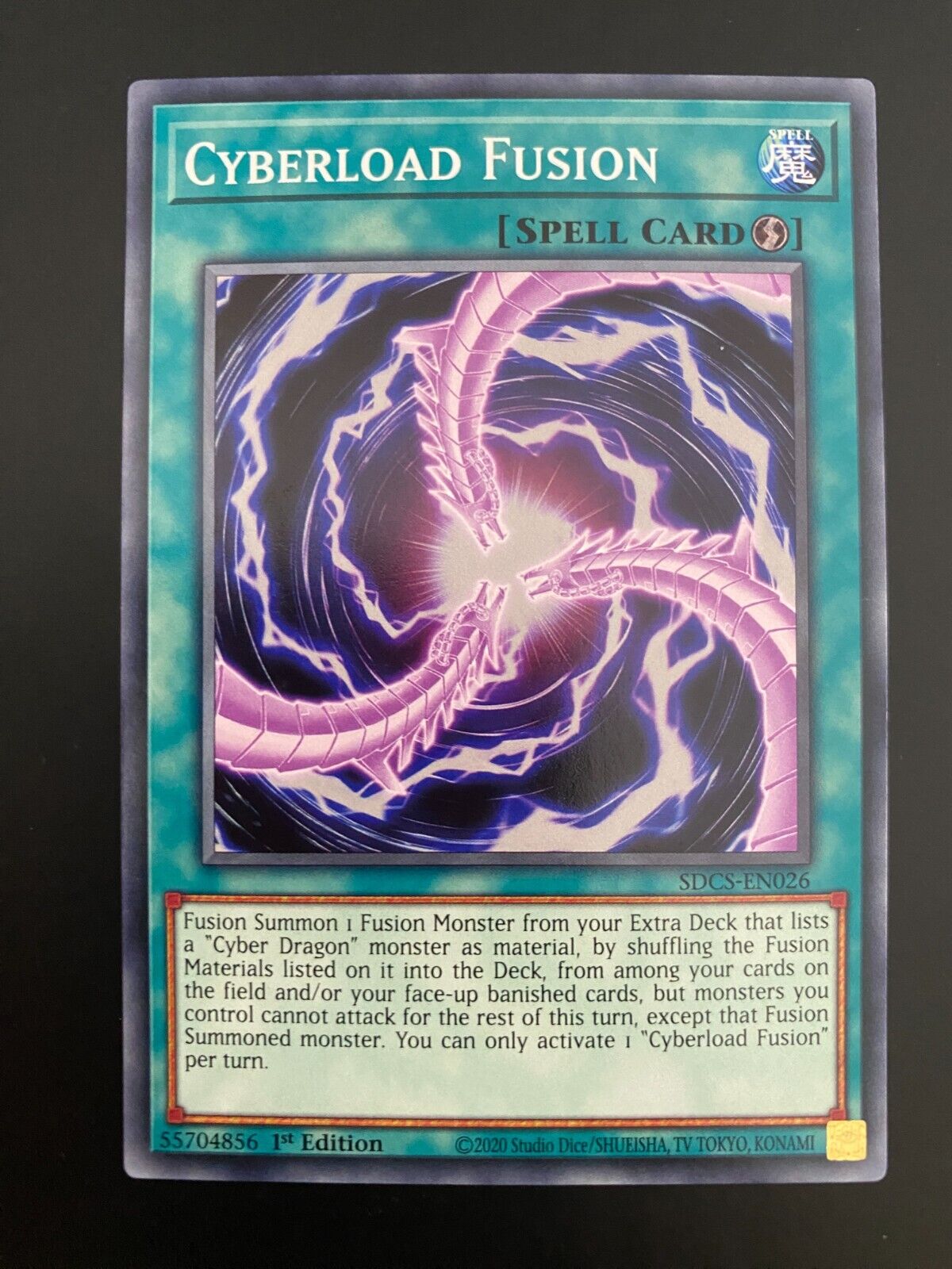 Yugioh Cyberload Fusion SDCS-EN026 1st Edition NM