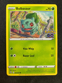 Pokemon Bulbsaur 001/078 Pokemon Go Non-Holo MINT