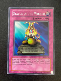 Yugioh Statue of the Wicked PGD-046 Super Rare Unlimited Edition MP/LP