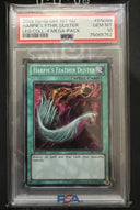 Yugioh Harpie's Feather Duster LCJW-EN099 1st Edition Secret Rare EURO PSA 10