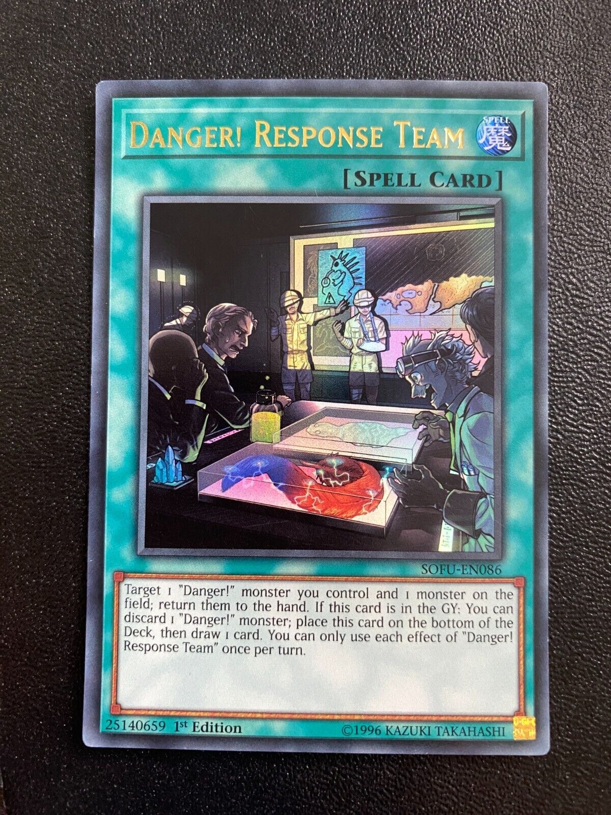 Yugioh Danger! Response Team SOFU-EN086 Ultra Rare 1st Edition LP