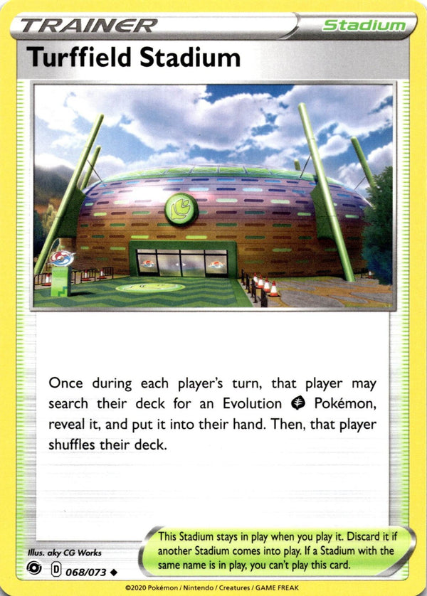 Pokemon Turffield Stadium 068/073 Champion's Path Non Holo NM