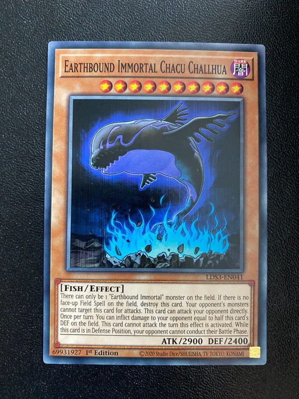 Yugioh Earthbound Immortal Chacu Challhua LDS3-EN041 Common 1st Edition NM