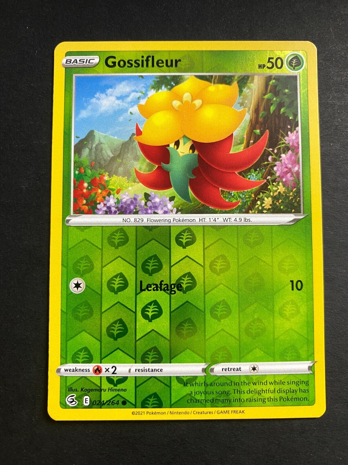 Pokemon Gossifleur 024/264 Fusion Strike Reverse Holo NM