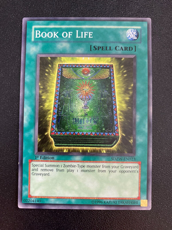 Yugioh Book of Life SDZW-EN023 Common 1st Edition LP