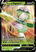 Pokemon Hisuian Lilligant V 017/189 Astral Radiance Full Art Holo NM