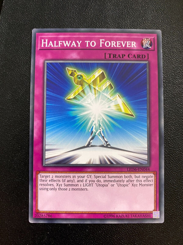 Yugioh Halfway to Forever LED6-EN044 Common Unlimited Edition NM