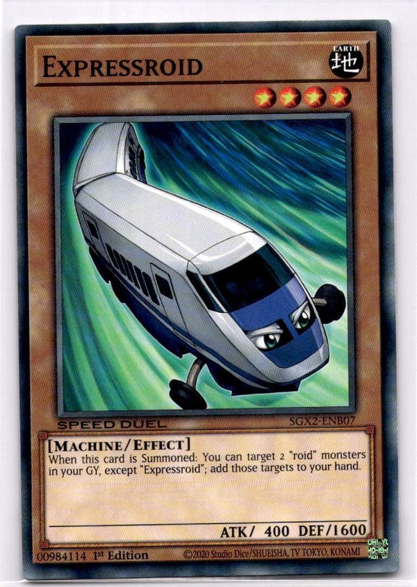 Yugioh Expressroid SGX2-ENB07 Common 1st Edition NM