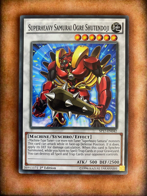 Yugioh Superheavy Samurai Ogre Shutendoji SP17-EN042 Common 1st Edition NM/MINT