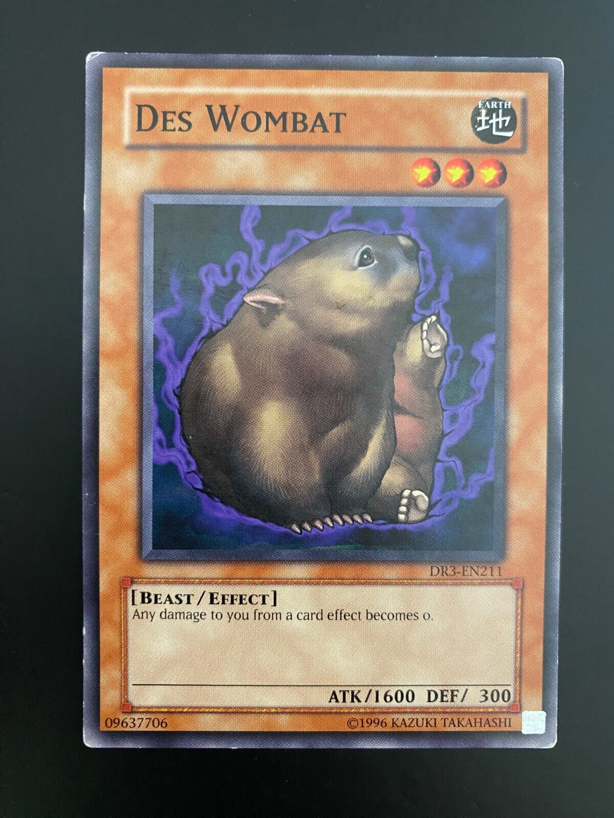 Yugioh Des Wombat DR3-EN211 Unlimited Edition MP