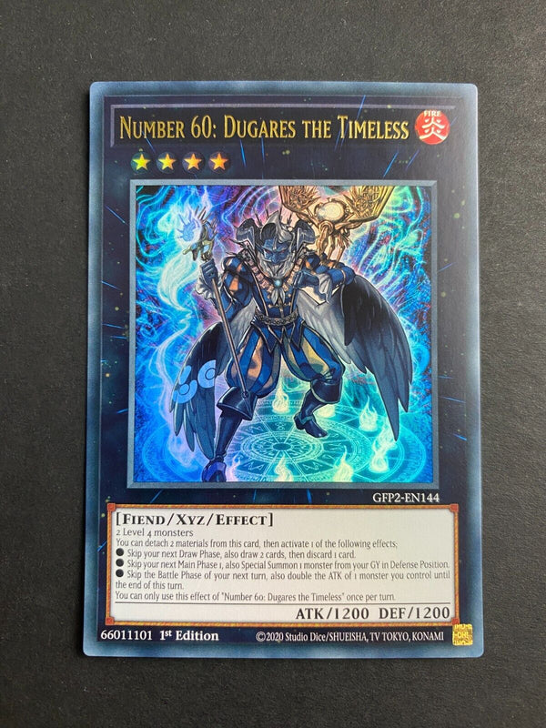 Yugioh Number 60: Dugares the Timeless GFP2-EN144 Ultra Rare 1st Edition NM