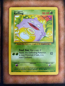 Pokemon Koffing 51/102 Base Set LP