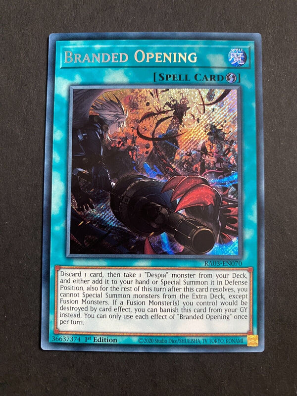 Yugioh Branded Opening RA03-EN070 Secret Rare 1st Edition NM