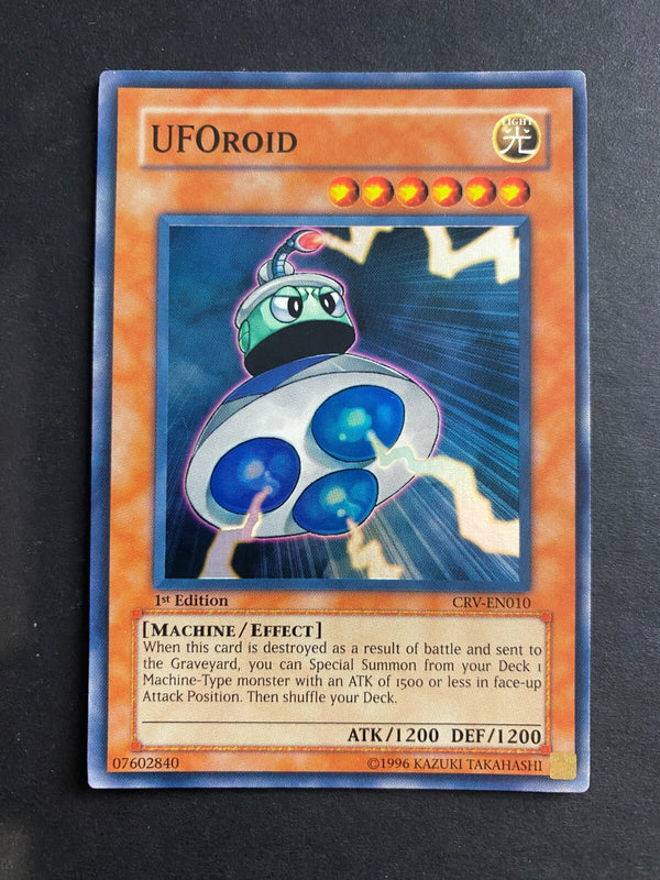 Yugioh UFO roid CRV-EN010 Super Rare 1st Edition LP