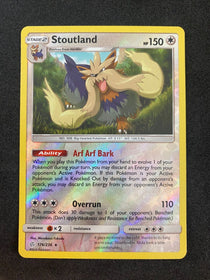 Pokemon Stoutland 176/236 Cosmic Eclipse Reverse Holo NM