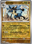 Pokemon Lucario 114/198 Scarlet Violet Base Reverse Holo LP/NM