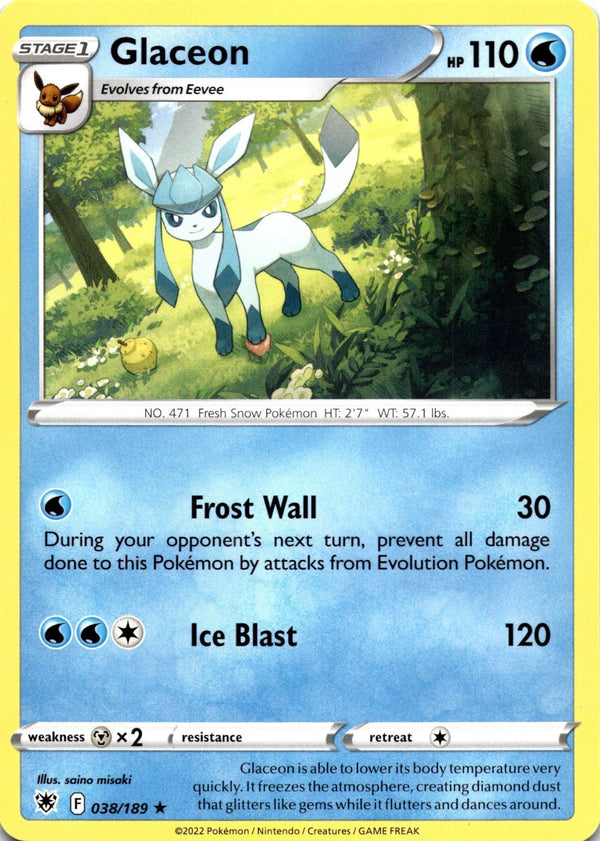 Pokemon Glaceon 038/189 Astral Radiance Non Holo NM