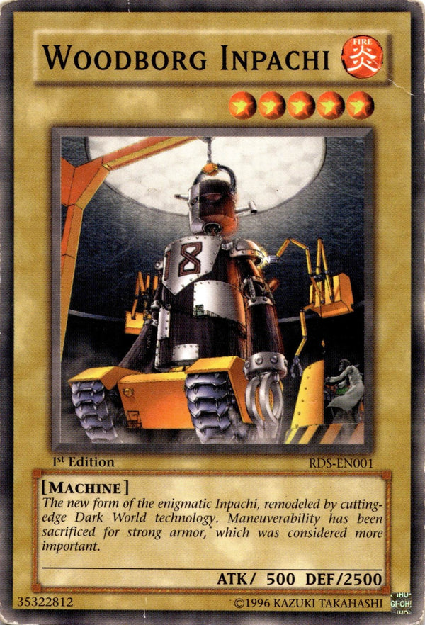 Yugioh Woodborg Inpachi RDS-EN001 Common 1st Edition HP