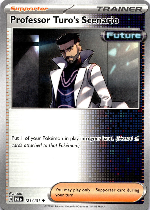 Pokemon Professor Turo's Scenario 121/131 Prismatic Evolutions Non Holo NM