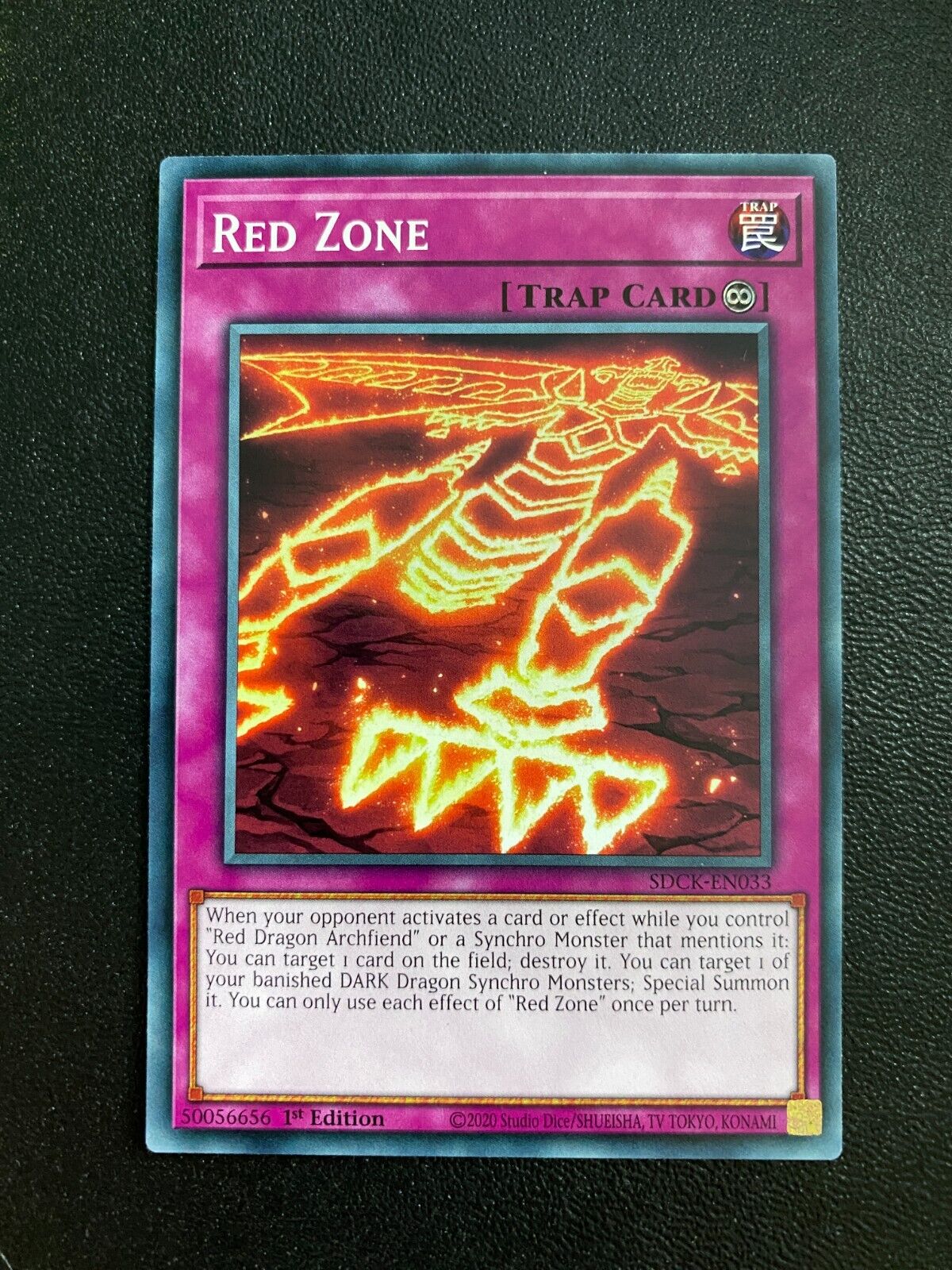 Yugioh Red Zone SDCK-EN033 Common 1st Edition NM