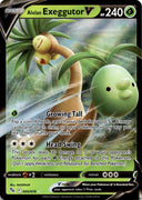 Pokemon Alolan Exeggutor V 005/078 Pokemon Go Full Art Holo NM