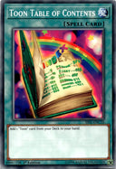 Yugioh Toon Table of Contents SS01-ENC10 Speed Duel Common 1st Edition LP