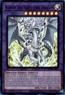Yugioh Albion the Sanctifire Dragon RA05-EN037 NA Print Super Rare 1st Ed NM