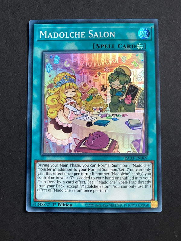 Yugioh Madolche Salon RA03-EN069 Super Rare 1st Edition NM