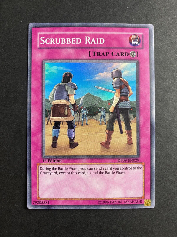 Yugioh Scrubbed Raid DP09-EN029 Super Rare 1st Edition VLP/NM