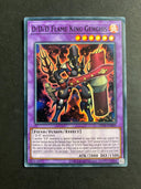 Yugioh D/D/D Flame King Genghis OP19-EN009 Super Rare Unlimited Edition HP/MP