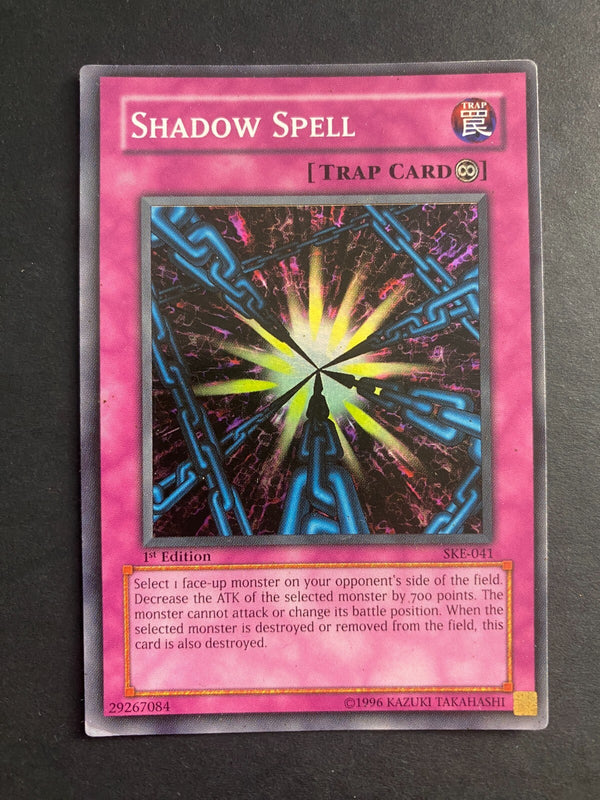 Yugioh Shadow Spell SKE-041 Super Rare Unlimited Edition HP