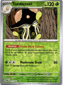 Pokemon Toedscruel 017/182 Paradox Rift Reverse Holo NM