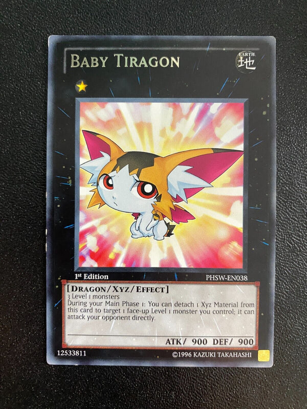 Yugioh Baby Tiragon PHSW-EN038 Rare 1st Edition LP