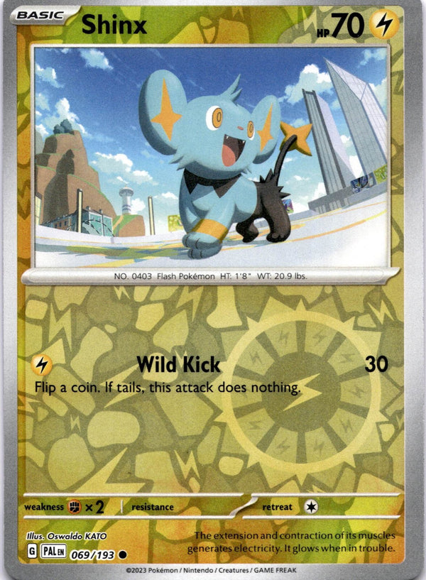 Pokemon Shinx 069/193 Paldea Evolved Reverse Holo NM