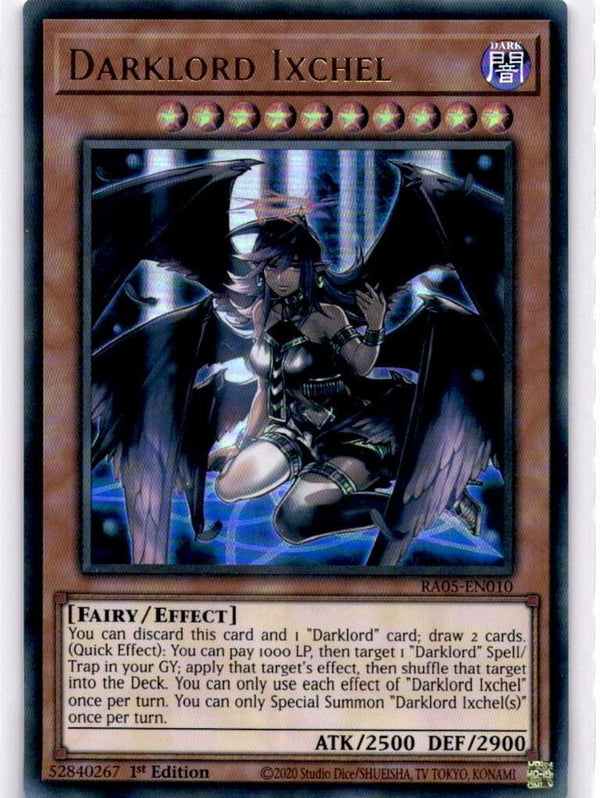 Yugioh Darklord Ixchel RA05-EN010 Ultra Rare 1st Edition NM