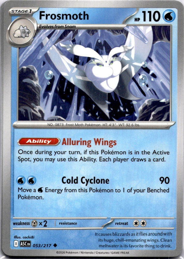 Pokemon Frosmoth 053/217 Ascended Heroes Non Holo NM