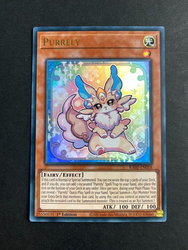 Yugioh Purrely RA02-EN018 Ultra Rare 1st Edition NM