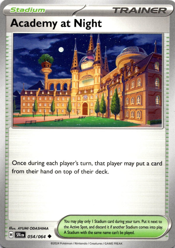 Pokemon Academy at Night 054/064 Shrouded Fable Non Holo NM