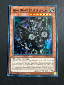 Yugioh Redox, Dragon Ruler of Boulders RA03-EN008 Super Rare 1st Edition NM