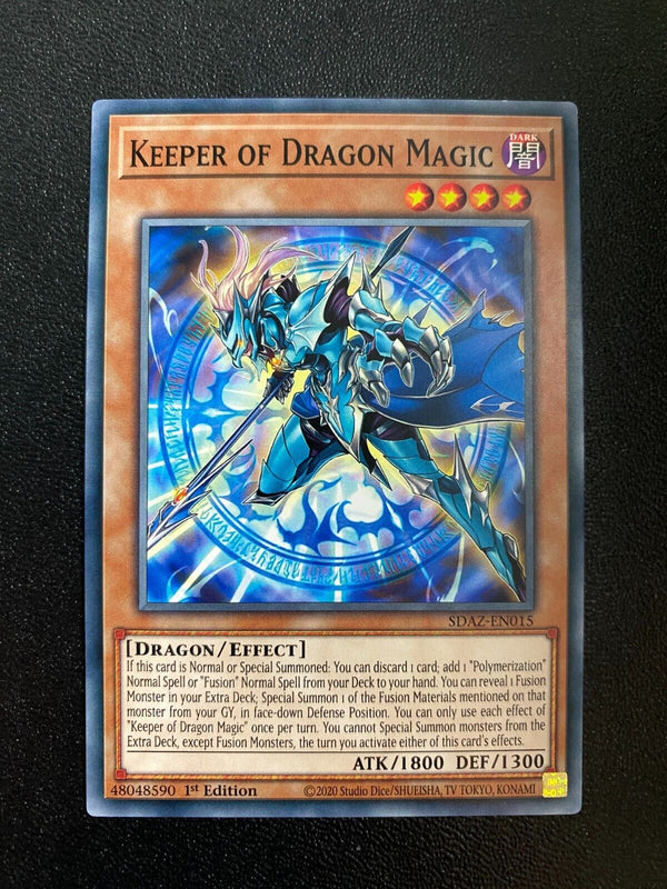 Yugioh Keeper of Dragon Magic SDAZ-EN015 Common 1st Edition VLP/NM