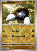 Pokemon Drilbur 045/086 Black Bolt Reverse Holo NM