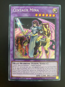 Yugioh Centaur Mina BROL-EN020 1st Edition Secret Rare NM/MINT