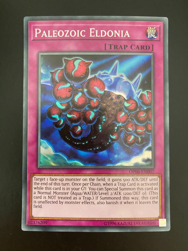 Yugioh Paleozoic Eldonia OP06-EN007 Unlimited Edition MINT