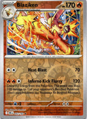 Pokemon Blaziken 042/182 Destined Rivals Reverse Holo NM