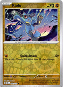 Pokemon Riolu 050/131 Prismatic Evolutions Reverse Holo NM