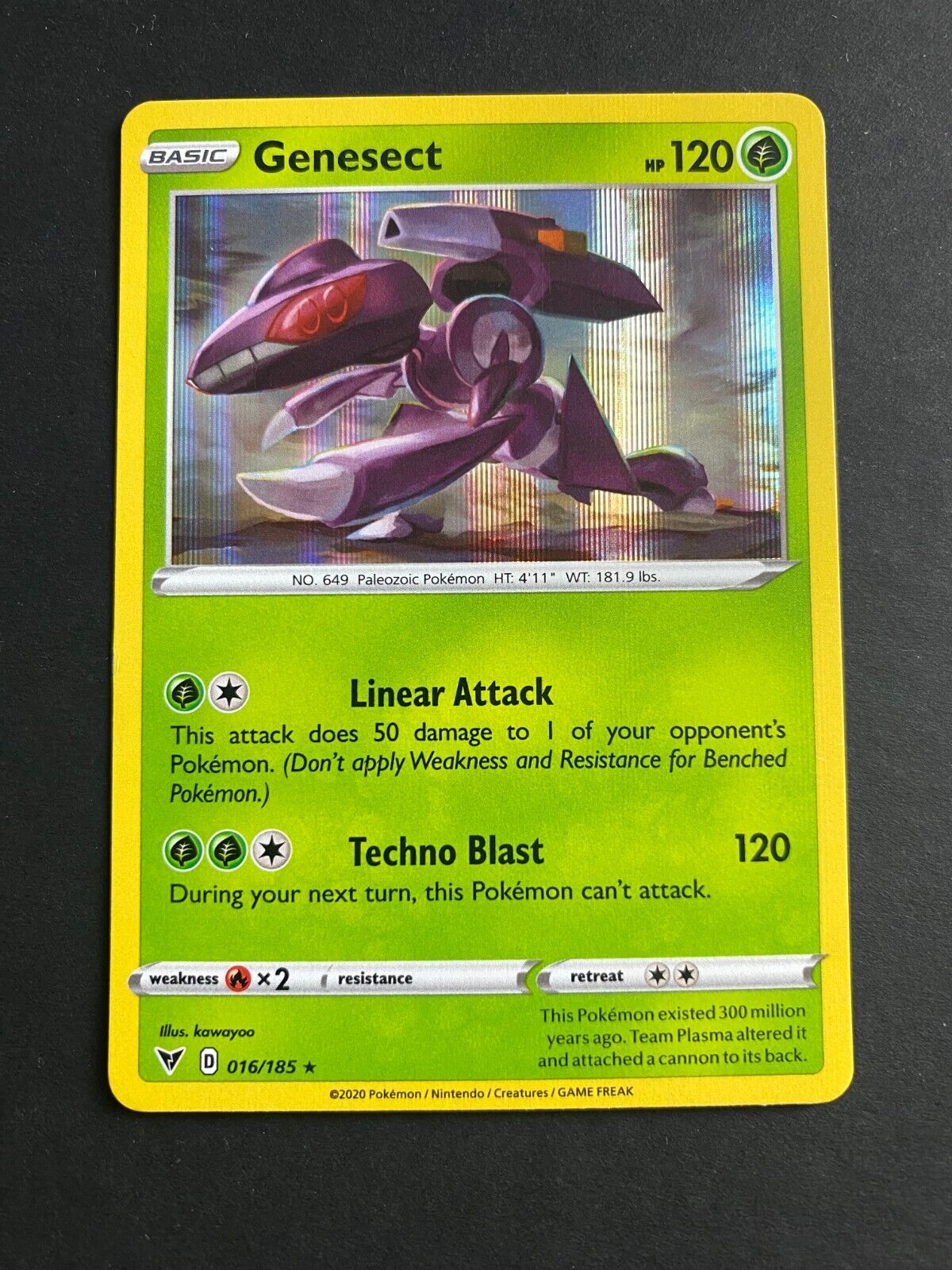 Pokemon Genesect 016/185 Vivid Voltage Holo NM